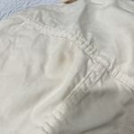 Free People  White Distressed Cropped Jacket Photo 8
