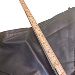 La Esquina Genuine Leather High Waist Flare Pants Sculpted Waistband Women’s SM Black Size 26 Photo 6