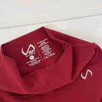 NWOT Take Life Further Burgundy High Waisted Leggings Sports Workout Size S Red Photo 3