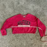 Tommy Hilfiger  V-Neck Cropped Sweatshirt Size Small Photo 5