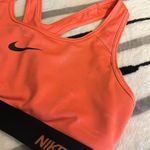 Nike Coral Orange Sports Bra No Padding Photo 3
