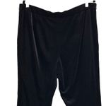 Joan Rivers ‎ Velvet Pull On Pants Black 1XP Photo 2