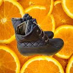 Sperry Women's Black Quilted Saltwater Winter Lux‎ Duck Boots Size 8.5 Photo 4