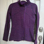 Title Nine Title‎ Nine Purple Wool Blend Zip Up Jacket Athletic Fleece Lined Size Small Photo 0