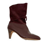 Ted Baker Maroon Suede and Leather Slouchy Twla Boots Size US 6 Photo 3