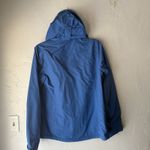 LL Bean Jacket Womens Small Blue Hooded Nylon Lightweight Rain Windbreaker‎ Coat Photo 8