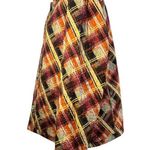 Reversible Autumn Fall Foliage Colors Button Front Quilted Jacket Size XL Brown Photo 8