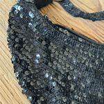 Bisou Bisou  hobo  black sequined purse Photo 3