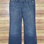 Ladies Seven for All Mankind Wide Leg Crop Vintage Dojo Jeans Size 32 Light Wash Blue Photo 0