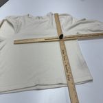 Madewell  Top Womens XS Cream Brushed Puff Sleeve Shirt Blouse Photo 9