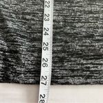 EXPRESS side zipper midi skirt black marl small Photo 5