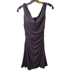 Brand New OGL Women's Size Medium Purple Polyamide Blend Off Shoulder Knee Dress Photo 1