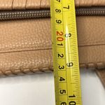 ALLSAINTS  Tan Beige East West Leather Flap Over Crossbody Bag Purse Zip Around Photo 15