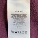 Columbia  Fleece Lined Full Zip Long Jacket Purple Size Large Photo 5