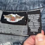 Denim HARLEY DAVIDSON Jacket Women's Size Medium Pink Size L Photo 3
