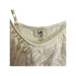 YA Los Angeles  Womens Cream Sleeveless Blouse Size S Lace Ruffle Tank Top Photo 2