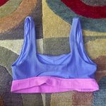 Aerie Like-New  Scoop Neck Purple Pink Cutout Bikini Swim Bathing Suit Top Medium Photo 1