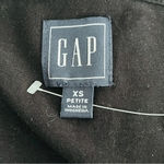 Gap  Button-Front Flare Dress in Black Size XS $70 Photo 6