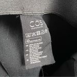 COS  Skinny Pants EU 36 US 4 Black Side Zip Minimal Work Career Office High Rise Photo 8