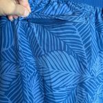 Soft Surroundings  Women's Size XL Cargo Jogger Pants‎ Blue Palm Print Photo 7