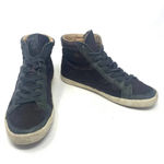 Frye  Dylan Calf Hair High Top Sneakers Black Size‎ US 6.5 Photo 3