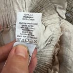 J.Crew linen paper bag high waist mini skirt in cream oatmeal khaki tan Photo 4