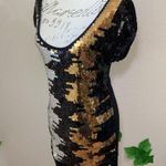 BCBG Maxazria Sequin Gold Silver Dress 🍀 Photo 5