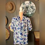 90’s Anna Kriste Beachy Shell Shirt XL White Photo 4