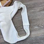 ZARA white ribbed high leg bodysuit Photo 2