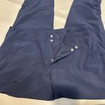Dress Barn  Women's Cropped Pants Size‎ 10 Navy Blue Drawstring Photo 7