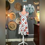 Ladybug Polkadot White Dress Small Photo 1