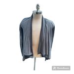 BLANK NYC Black Drape Front Mixed Media Faux Leather Moto Jacket Size Small Photo 3