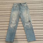 BDG urban outfitters slim straight distressed high rise button fly jeans Photo 0