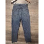 Reformation Jeans Sz 26 High Rise Straight Cropped Leg Women Ankle Fray Laguna Photo 3