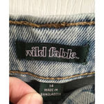 Wild Fable  Light Wash High Rise Slim Straight Leg Distressed Denim Jeans Photo 2