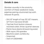 DKNY Just In✨  Diva Barroque Pajama Set Cropped Photo 3