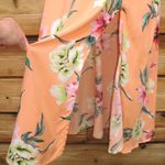 Revolve AFRM Jamie Floral Open Back cut out midi Dress Orange Size M Photo 4