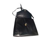 Sleek vintage Black Leather Bag Photo 5
