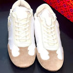 Tory Burch Vintage Double Trainer Sneaker Size 5 Photo 0