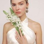 Reformation 💕💕 Veria Silk Dress ~ Ivory 8 NWT Photo 7