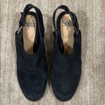 Söfft Black Leather Slingback Block Heel Mules Women Comfort Shoes Wedge 9.5M Size 9.5 Photo 1