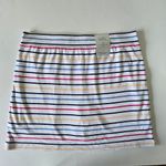 Croft & Barrow  Multicolored Striped Knit Skort Size Large Photo 6