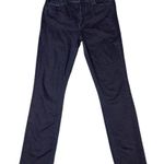 MOTHER Dazzler Ankle Fray Jeans Holding Hands Dark Wash Size 28 Black Photo 1