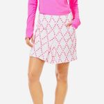 Lilly Pulitzer Luxletic Monica Embroidered Skort in Prosecco Pink Size 12 Photo 0