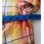 Jones New York Colorful Plaid Button Down Shirt Long Sleeve Casual Top Photo 7