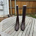 A New Day Nwt Women’s Rhi knee high boots by Universal Thread size 8.5 brown fall zip Photo 3