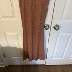 Baltic Born  Valentine Sparkle Maxi - Copper Low Open Back High Neck Bodycon Lace Photo 4