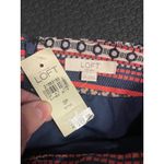 Loft Petite Geometric Stripe Mini Skirt NWT Photo 1