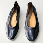 J.Crew  Lizzie Leather Ballet Flats Black Women’s‎ Size 8.5 Photo 1