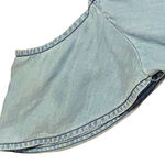 Paige  Chambray Mitzi Cold‎ Shoulder Top Hayette Wash Size XS Photo 4